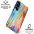 Multicolor Brush Stroke by Etta Vee Galaxy S25 Clear Case
